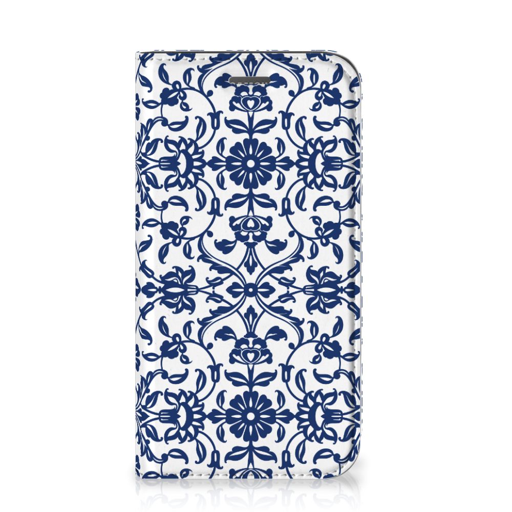 Samsung Galaxy Xcover 4s Smart Cover Flower Blue