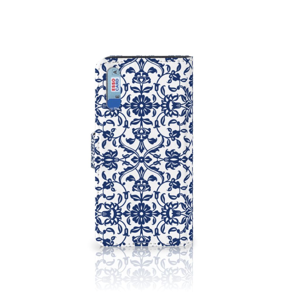 Huawei P20 Hoesje Flower Blue