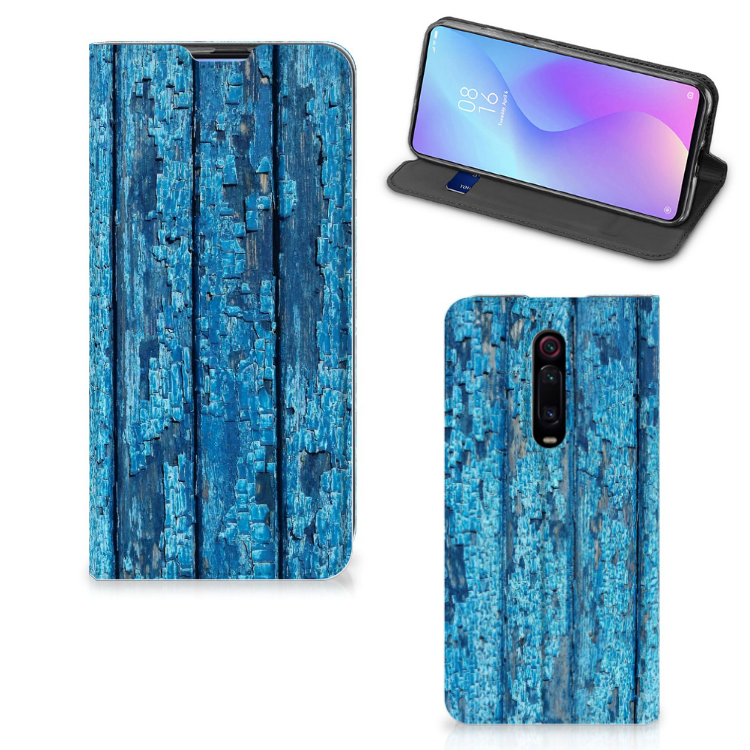 Xiaomi Redmi K20 Pro Book Wallet Case Wood Blue