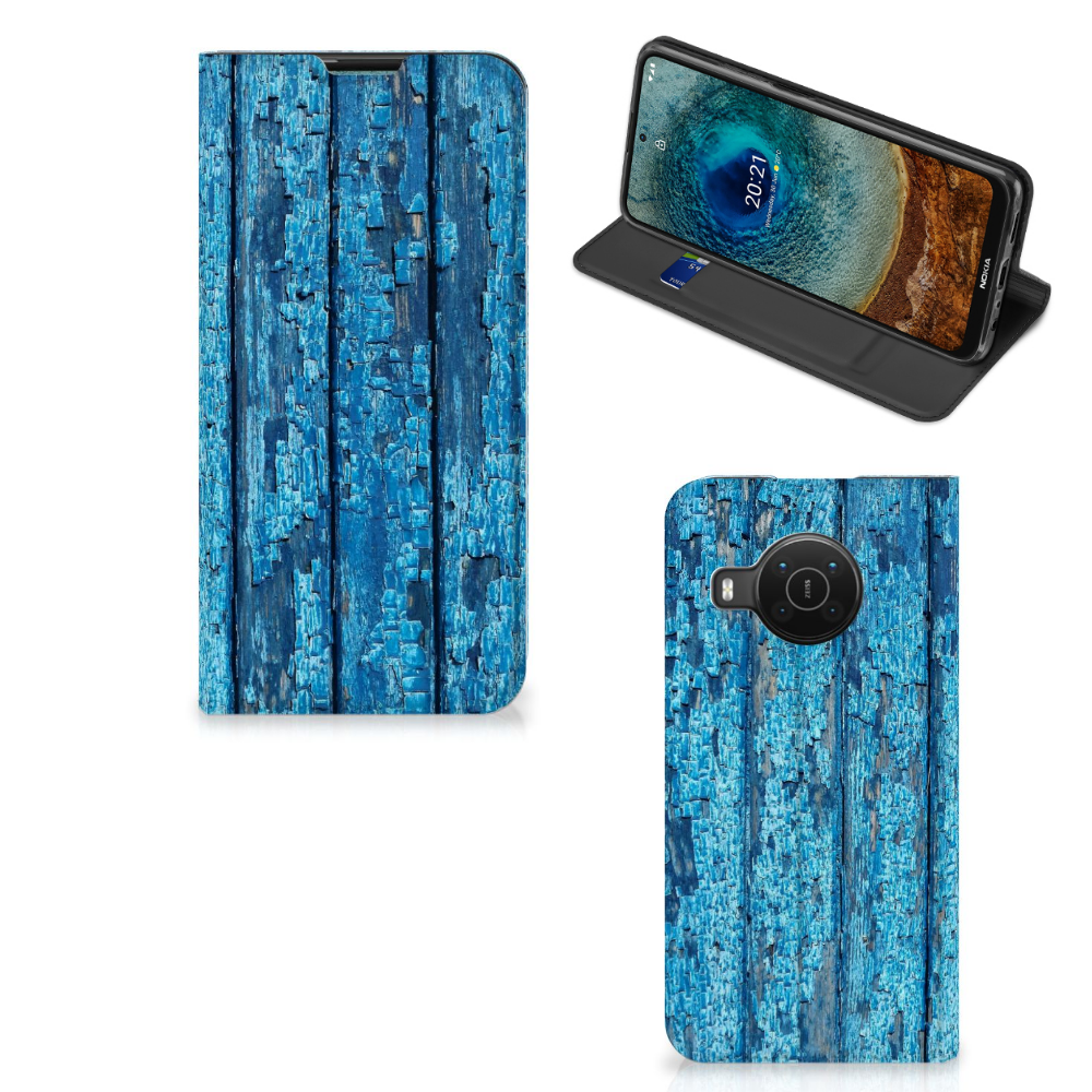 Nokia X20 | X10 Book Wallet Case Wood Blue