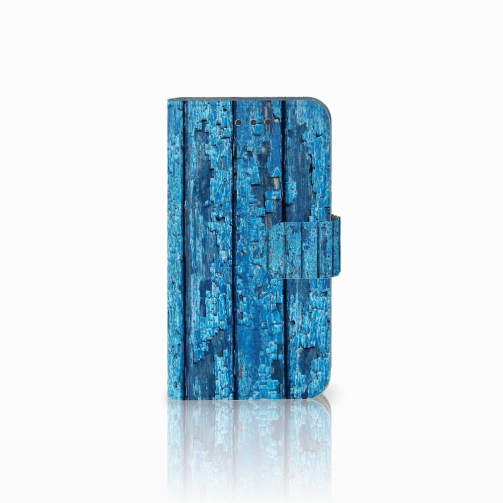 Samsung Galaxy Xcover 3 | Xcover 3 VE Book Style Case Wood Blue