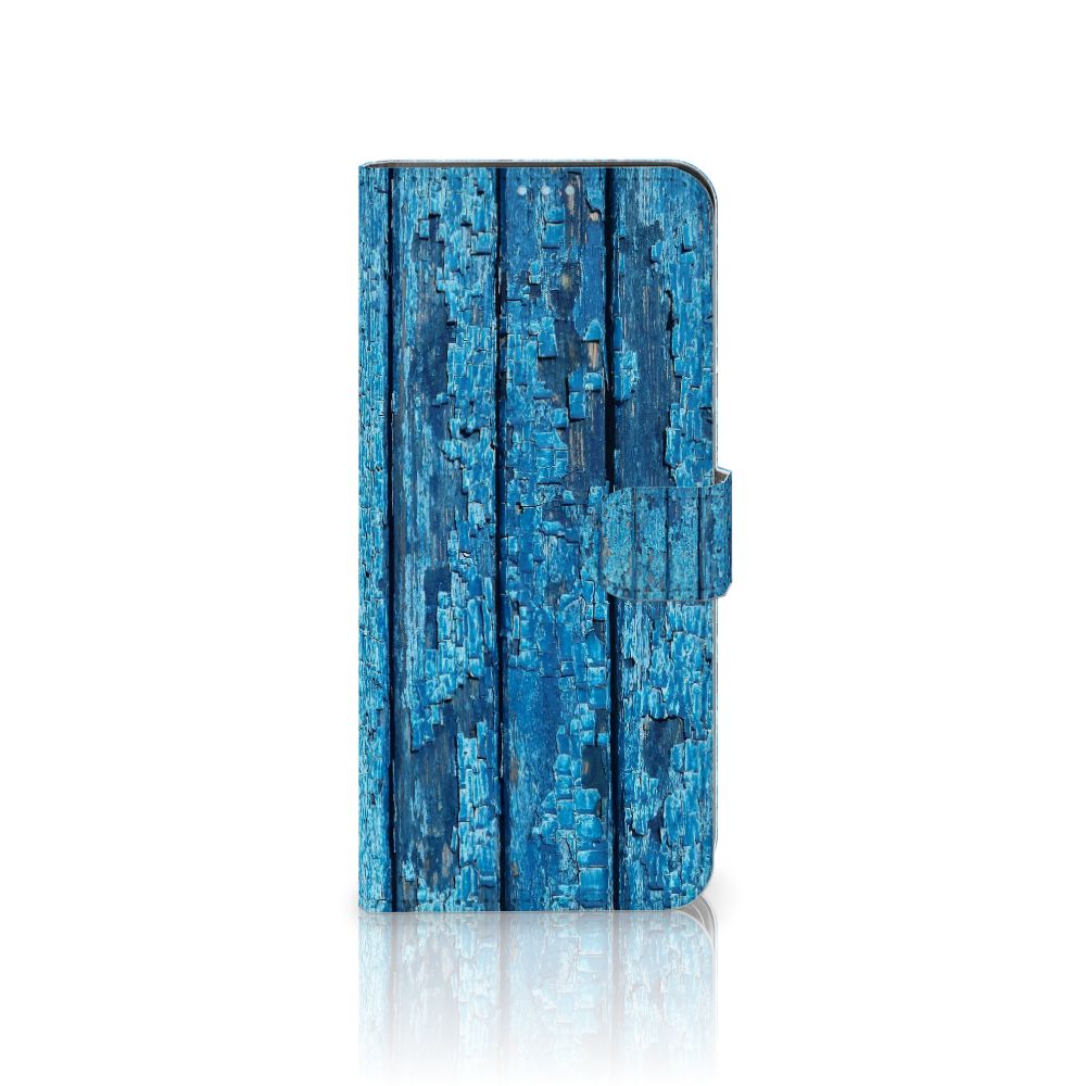 Xiaomi Poco F2 Pro Book Style Case Wood Blue