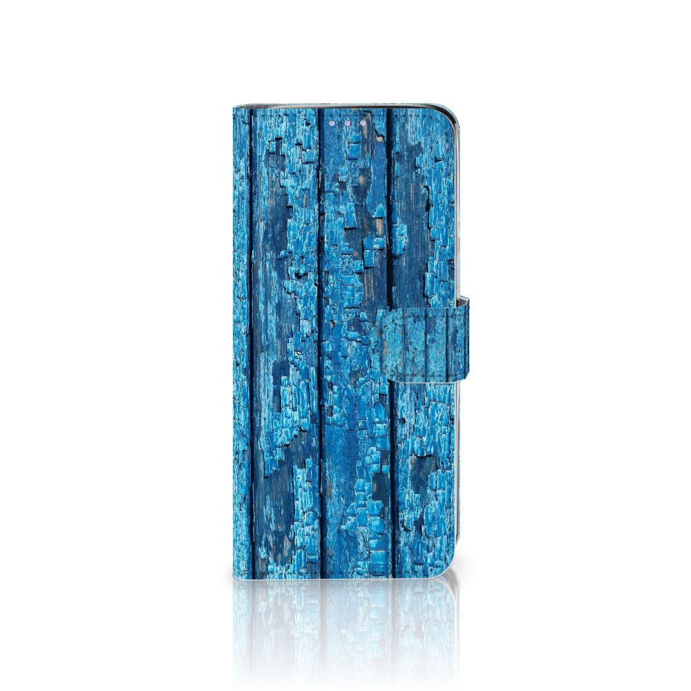 Samsung Galaxy S20 Plus Book Style Case Wood Blue