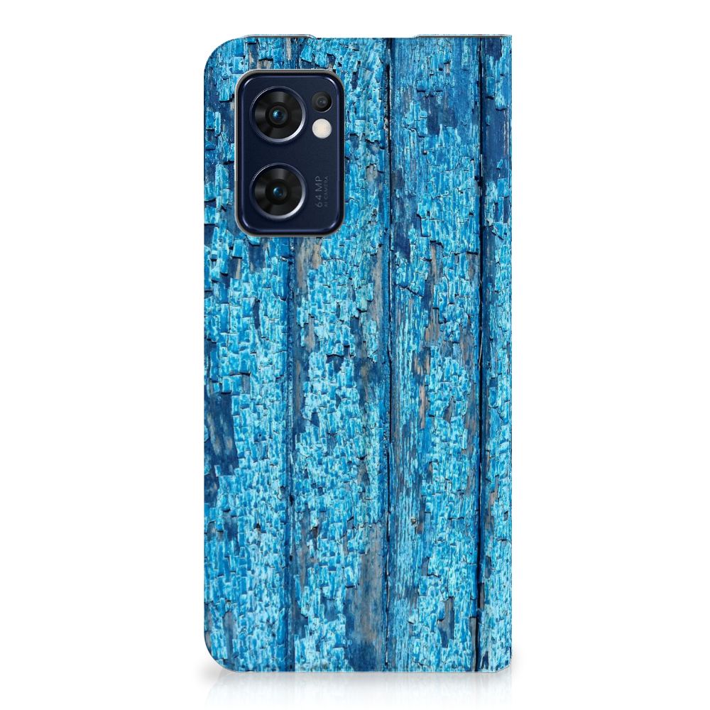 OPPO Find X5 Lite | Reno7 5G Book Wallet Case Wood Blue
