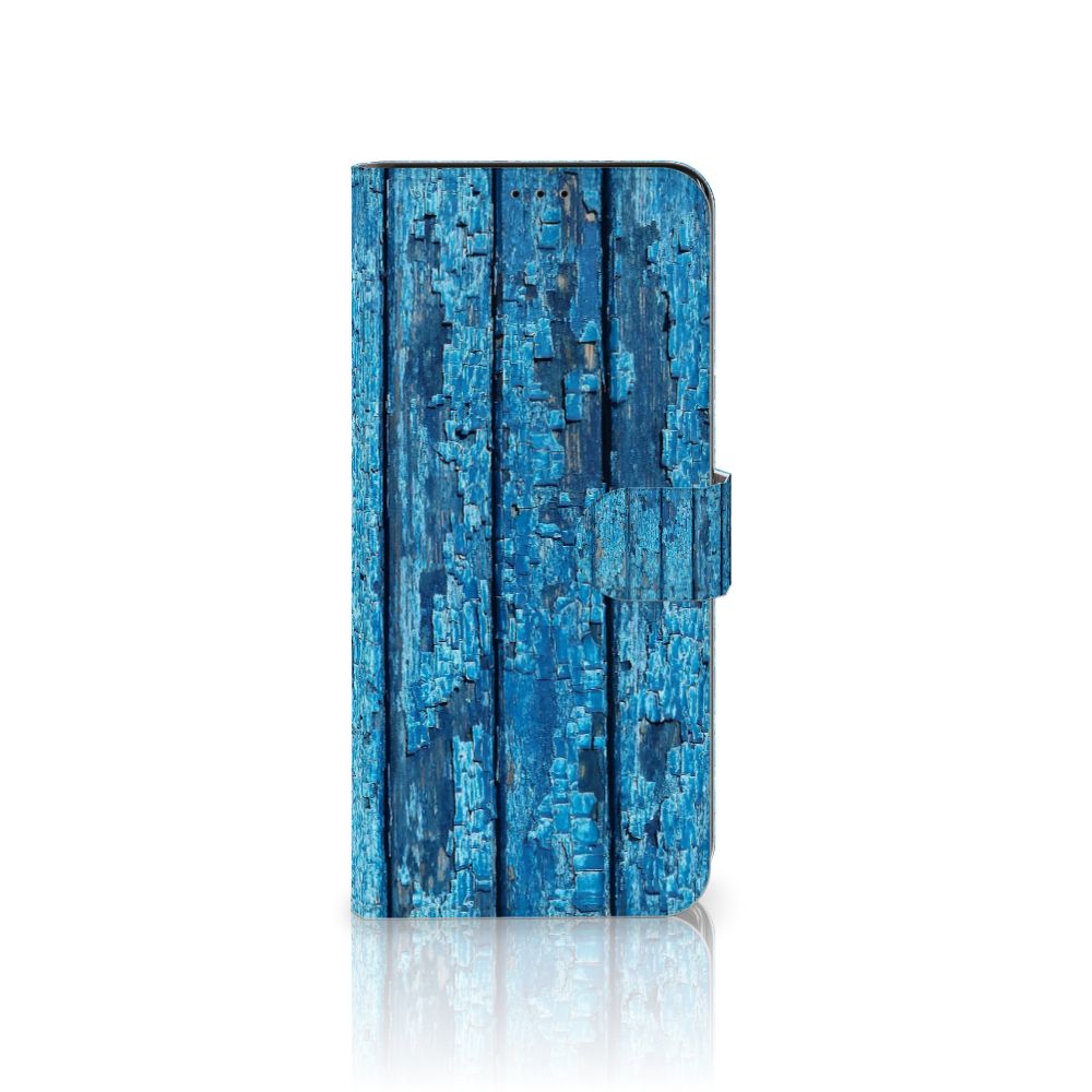 Sony Xperia 1 II Book Style Case Wood Blue
