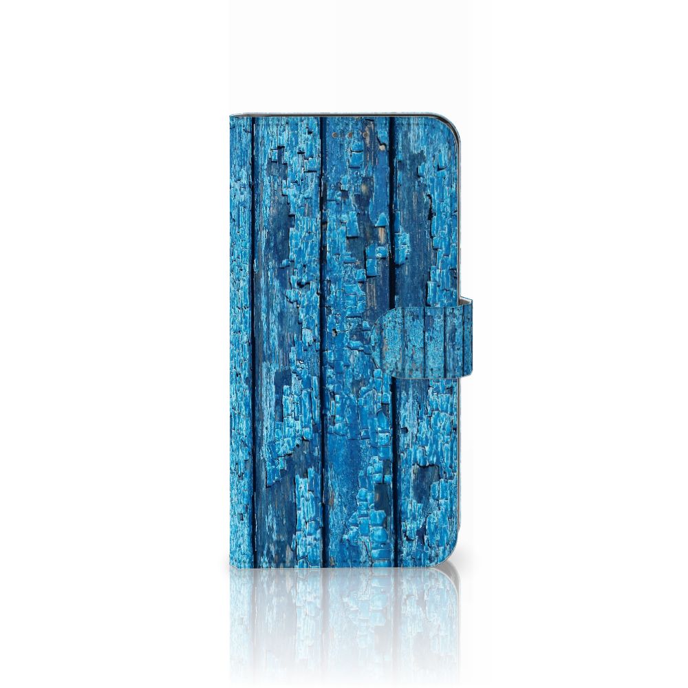 Samsung Galaxy A22 4G | M22 Book Style Case Wood Blue