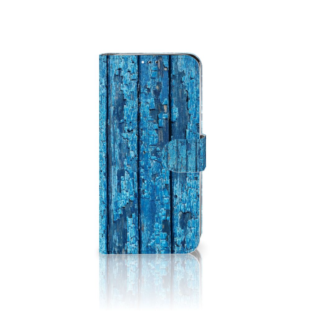 Motorola Moto G7 | G7 Plus Book Style Case Wood Blue