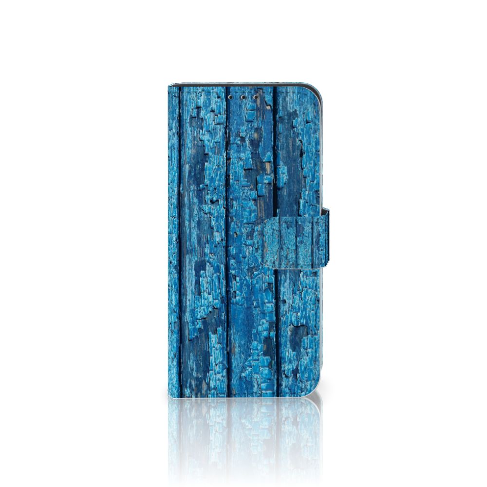 Xiaomi Mi A3 Book Style Case Wood Blue
