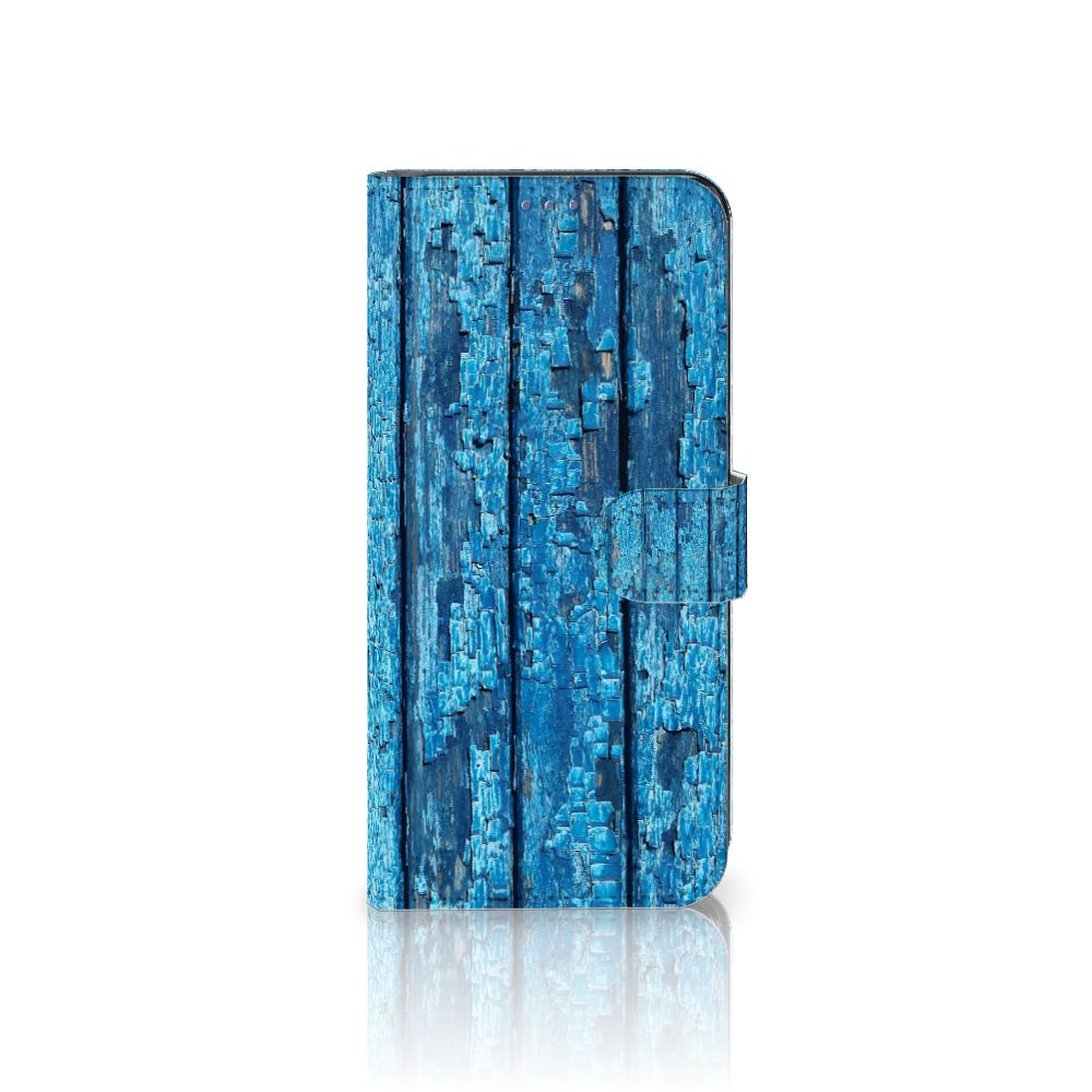 OnePlus 10 Pro Book Style Case Wood Blue