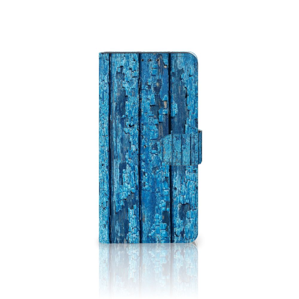 Xiaomi Mi Note 10 Pro Book Style Case Wood Blue