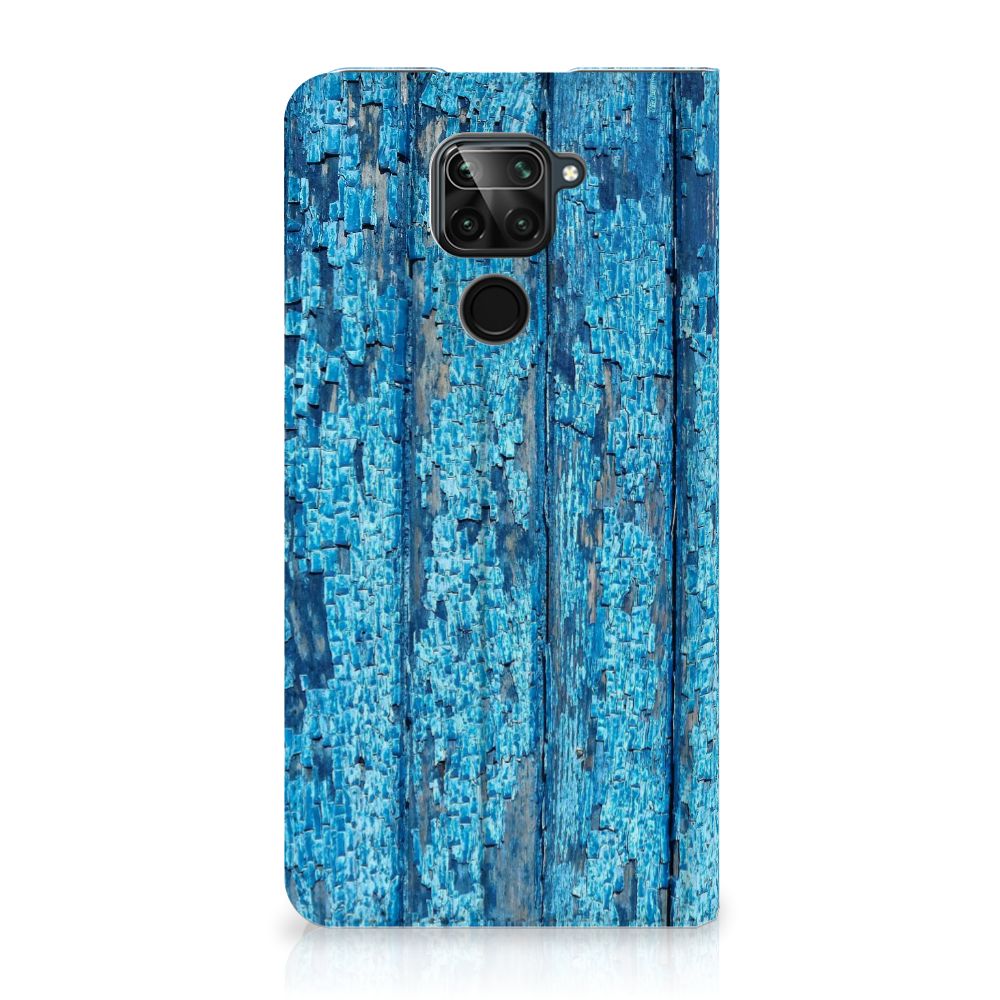 Xiaomi Redmi Note 9 Book Wallet Case Wood Blue