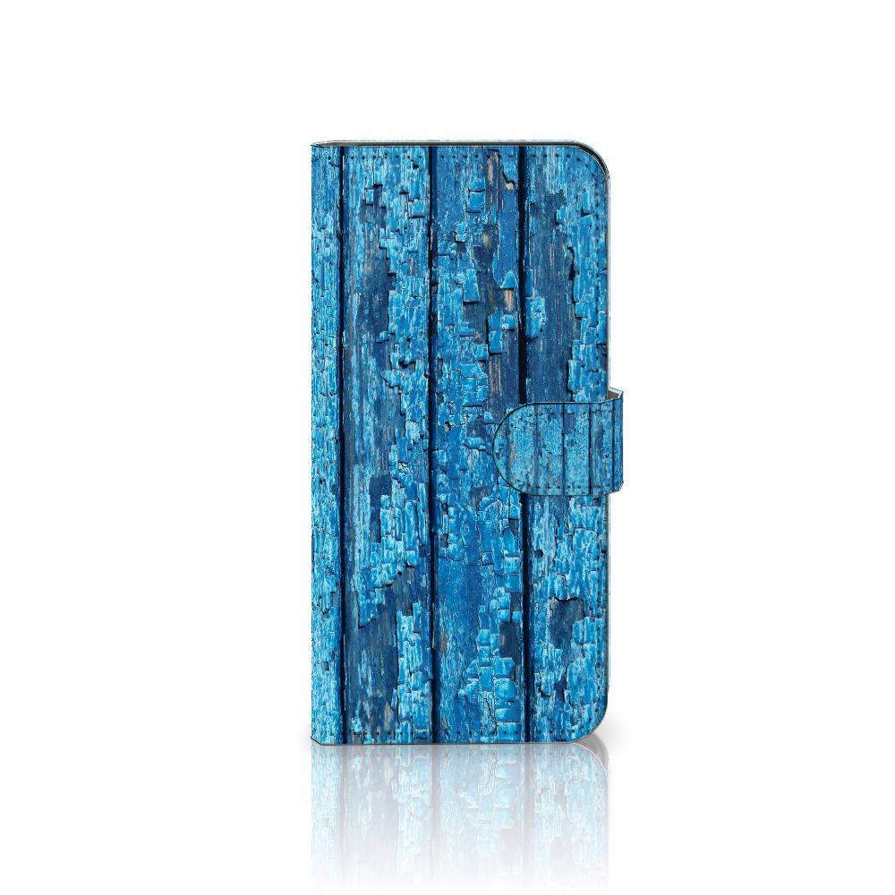PPO A57 | A57s | A77 4G Book Style Case Wood Blue