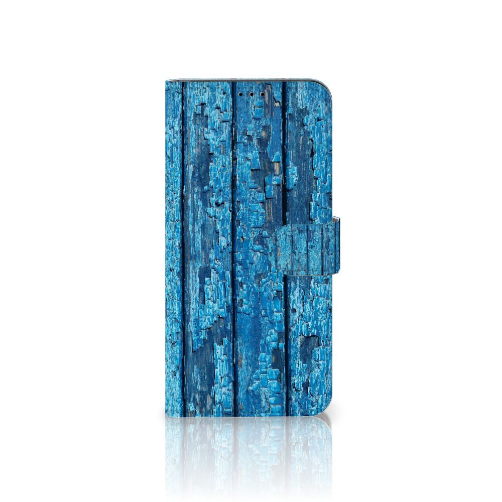Sony Xperia 1 III Book Style Case Wood Blue