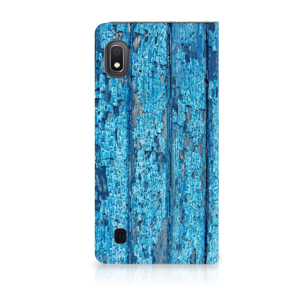 Samsung Galaxy A10 Book Wallet Case Wood Blue
