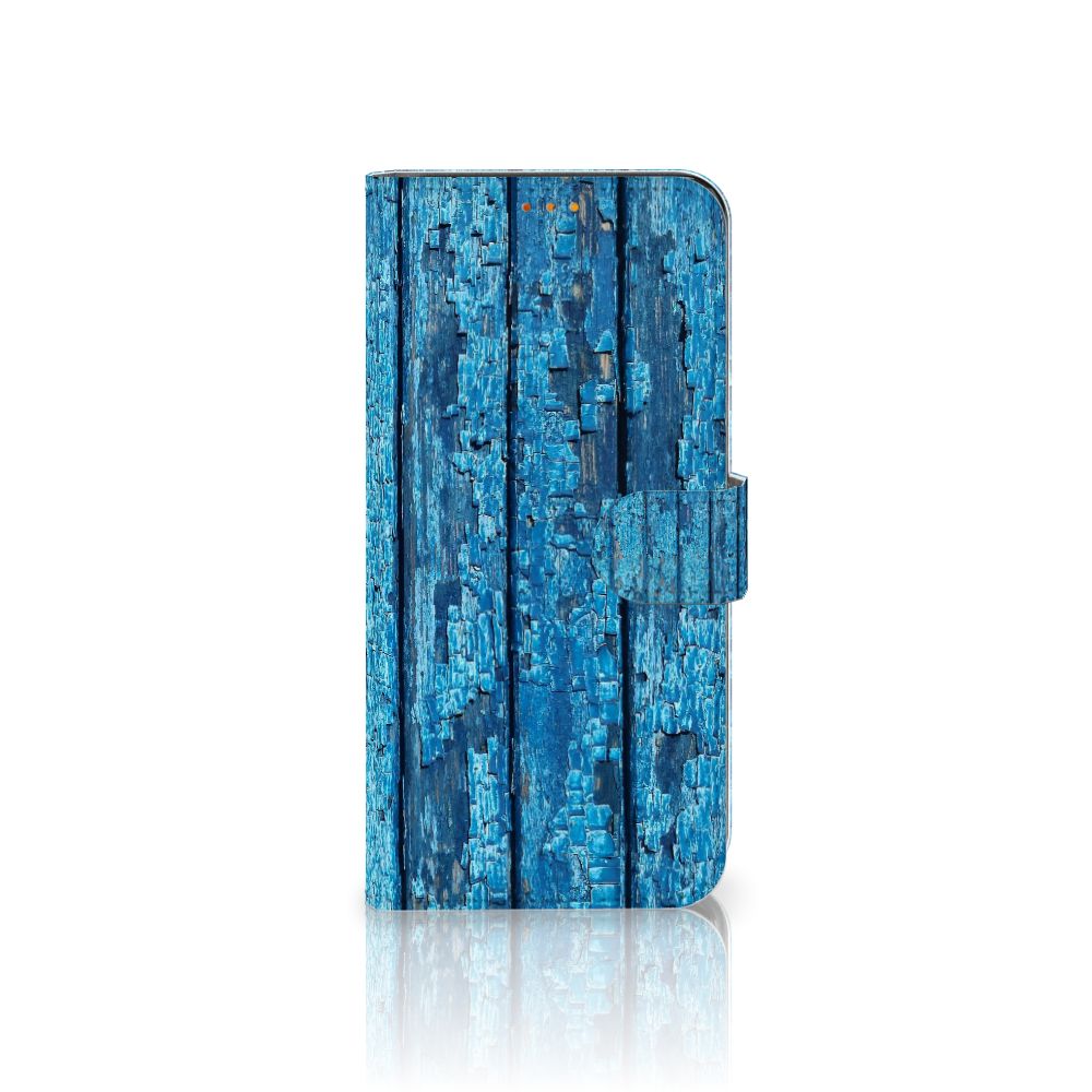 Poco F3 | Xiaomi Mi 11i Book Style Case Wood Blue
