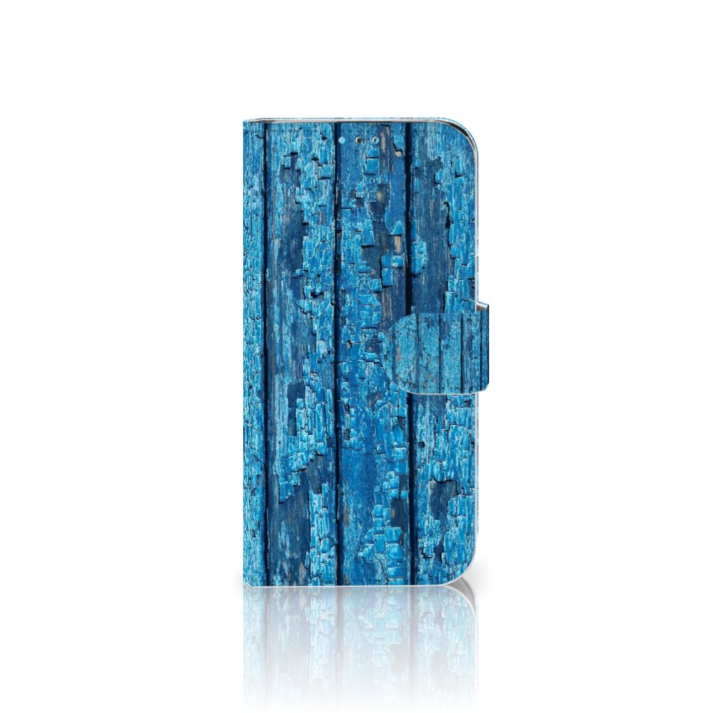 Huawei Y5 (2019) Book Style Case Wood Blue