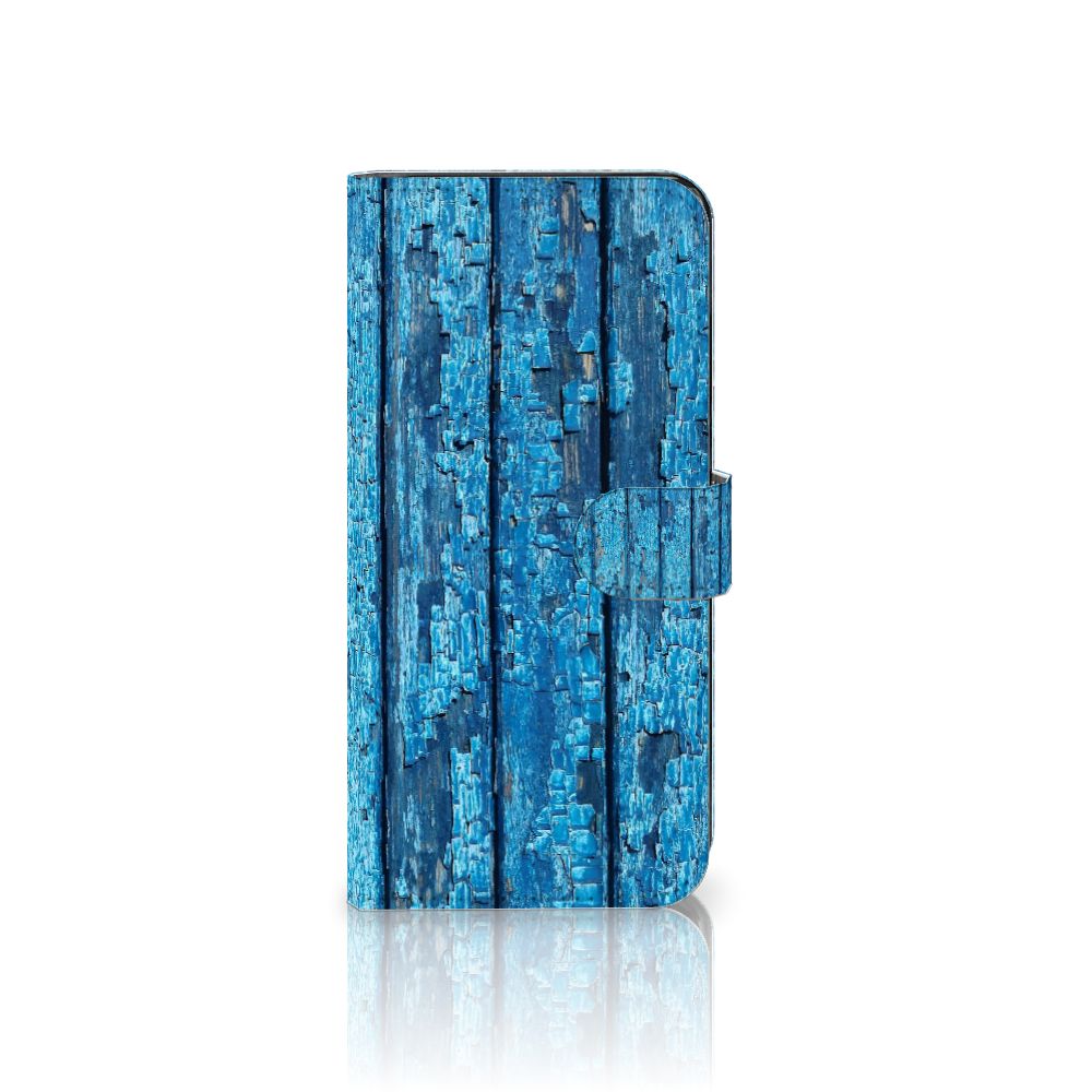 Nokia G60 Book Style Case Wood Blue