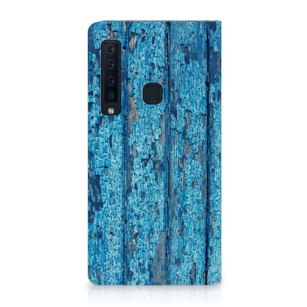 Samsung Galaxy A9 (2018) Book Wallet Case Wood Blue