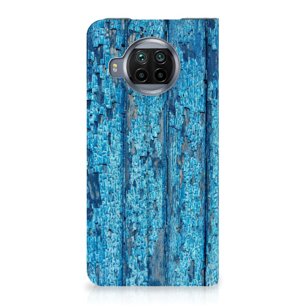 Xiaomi Mi 10T Lite Book Wallet Case Wood Blue