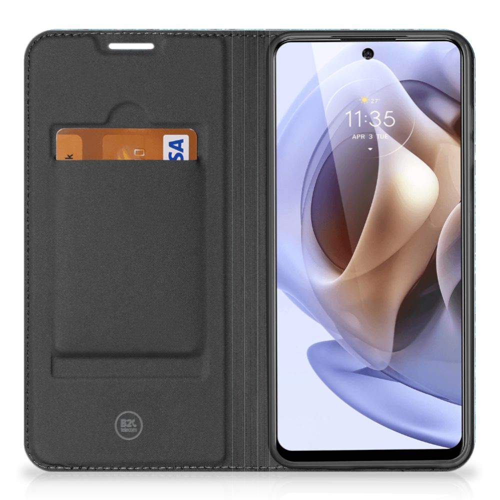 Motorola Moto G31 | G41 Book Wallet Case Wood Blue