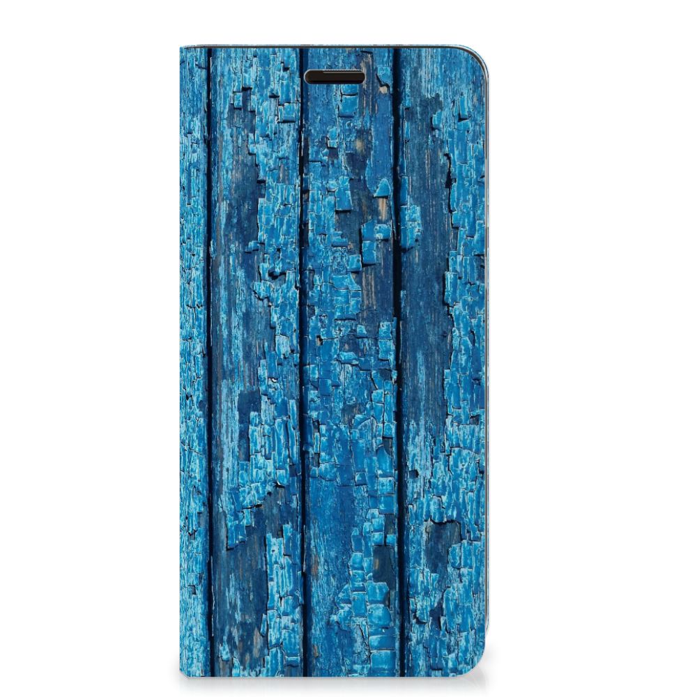 Samsung Galaxy S9 Plus Book Wallet Case Wood Blue