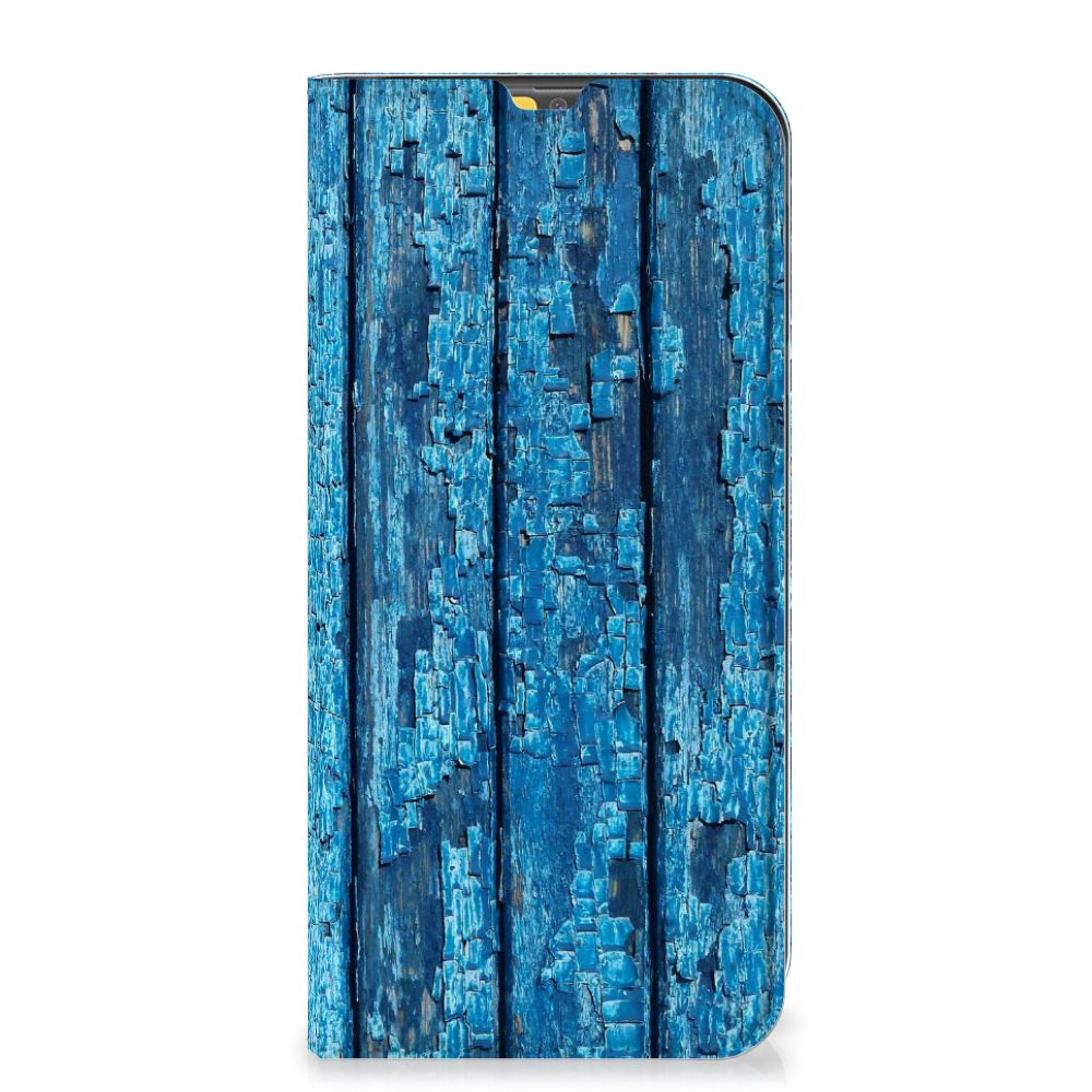 Samsung Galaxy M30s | M21 Book Wallet Case Wood Blue