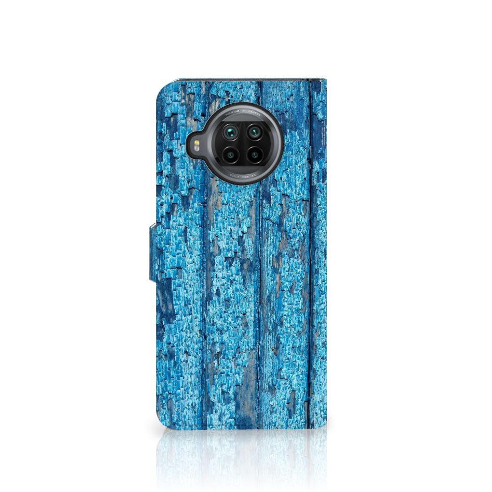 Xiaomi Mi 10T Lite Book Style Case Wood Blue