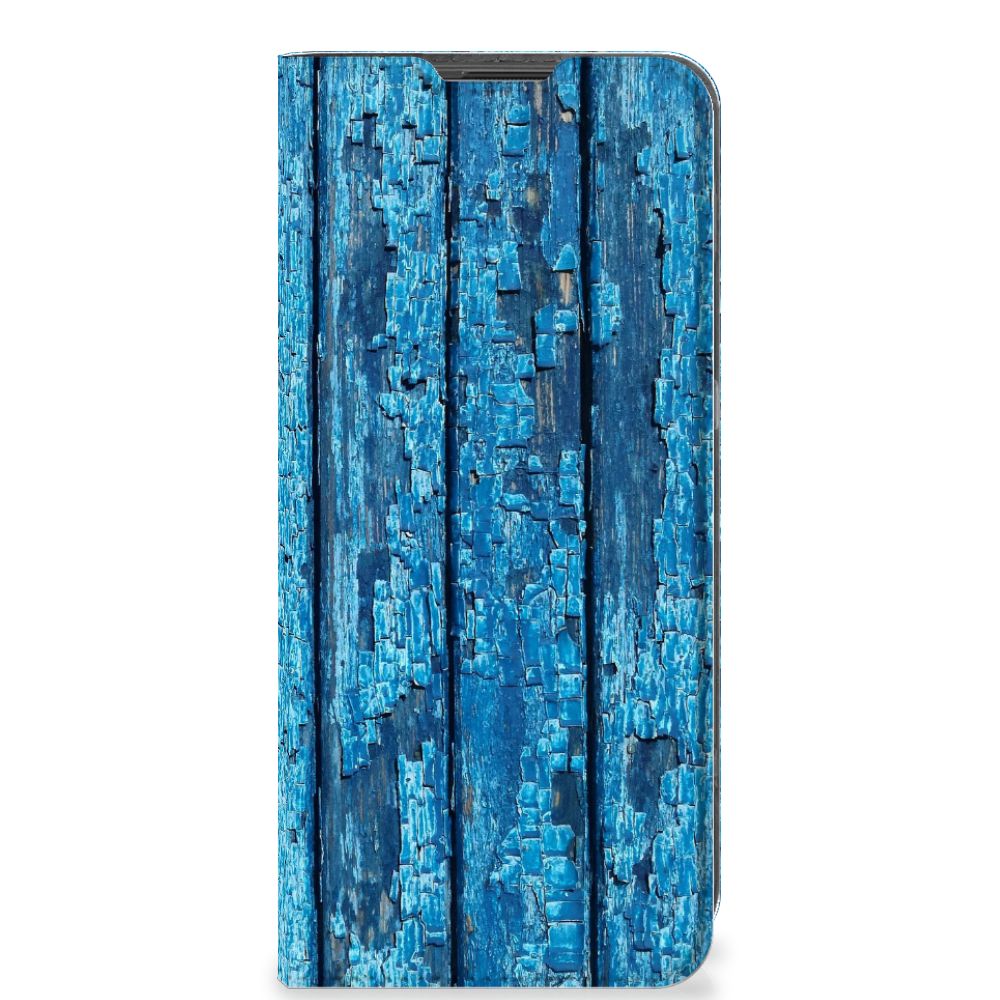 OnePlus 10 Pro Book Wallet Case Wood Blue