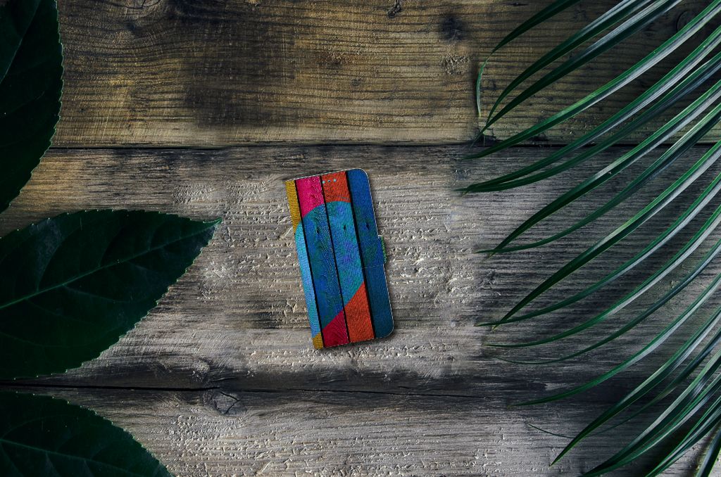Xiaomi Redmi 10 Book Style Case Wood Heart - Cadeau voor je Vriend