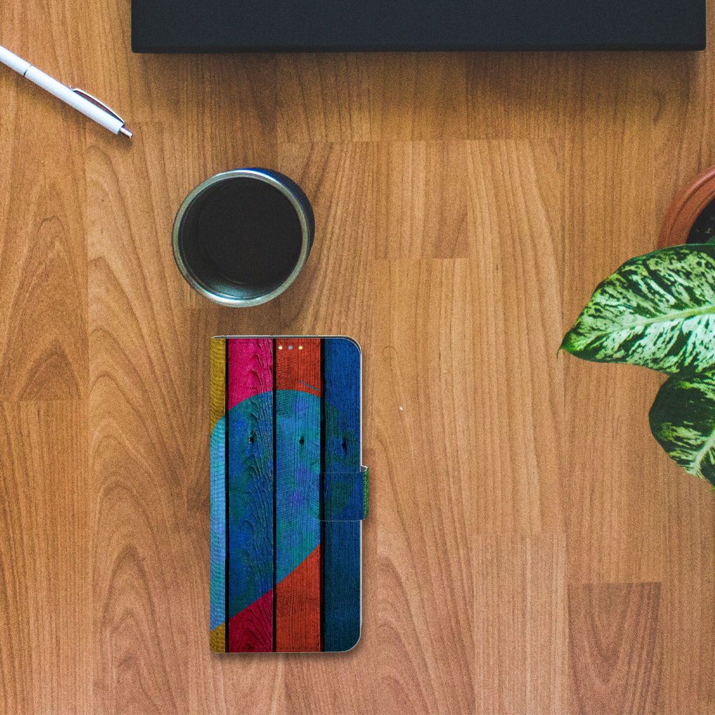 Xiaomi Redmi Note 9 Pro | Note 9S Book Style Case Wood Heart - Cadeau voor je Vriend
