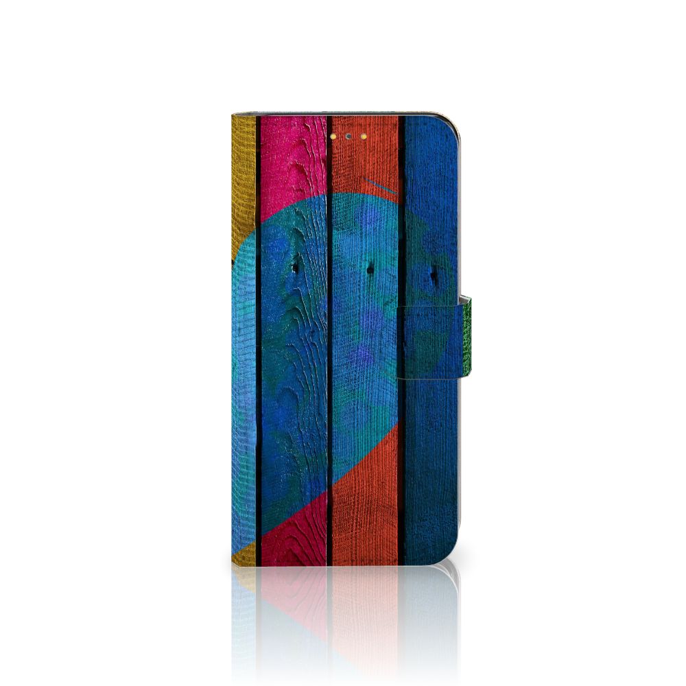 Samsung Galaxy M21 | M30s Book Style Case Wood Heart - Cadeau voor je Vriend