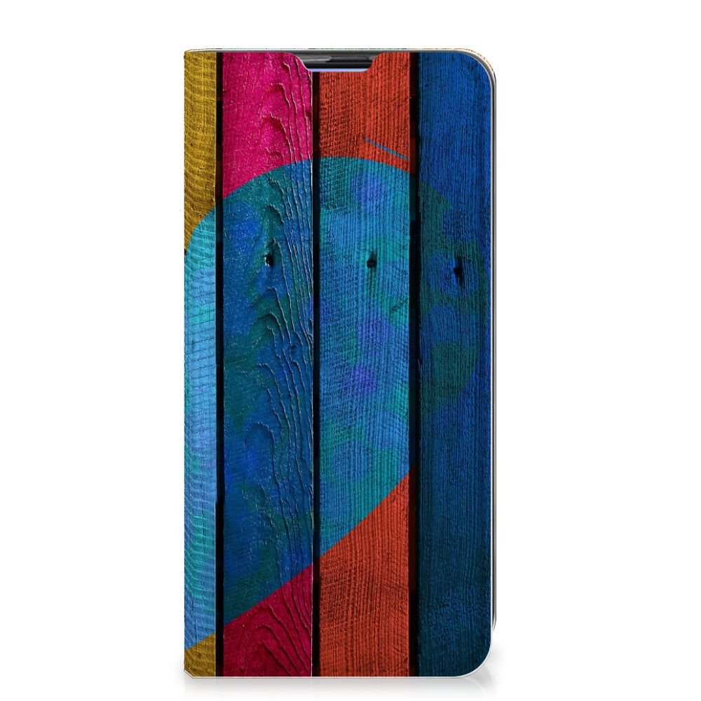 Xiaomi Mi 9T Pro Book Wallet Case Wood Heart - Cadeau voor je Vriend