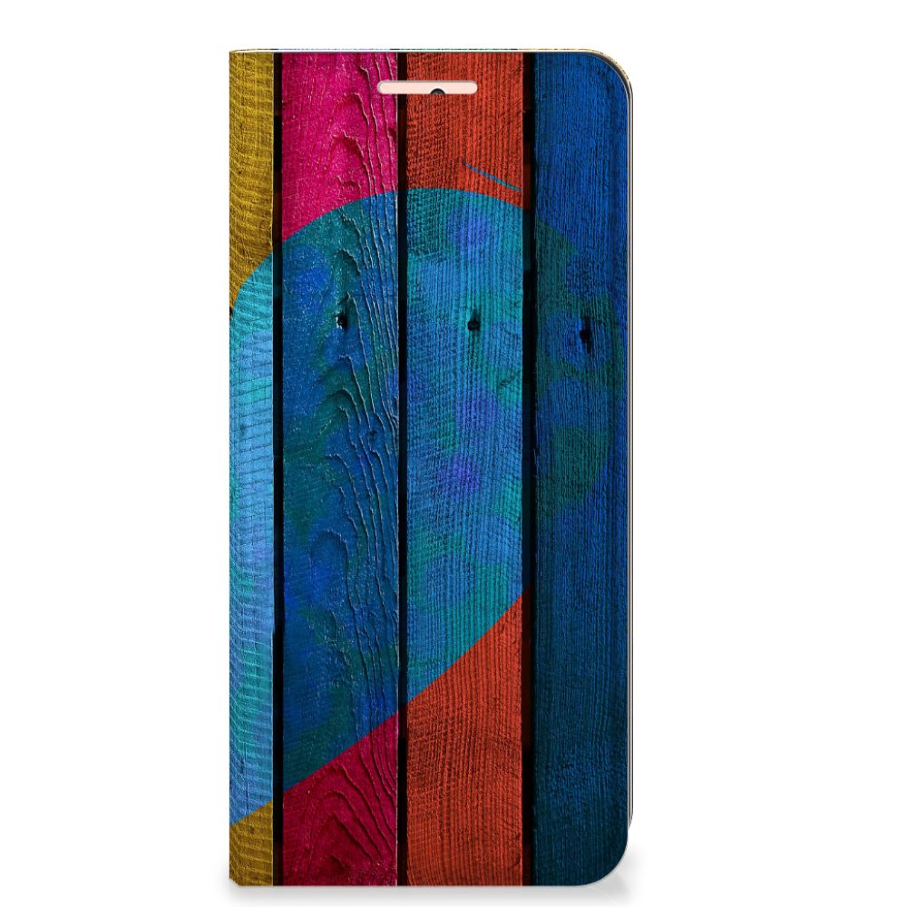 Xiaomi Redmi Note 10 4G | 10S | Poco M5s Book Wallet Case Wood Heart - Cadeau voor je Vriend