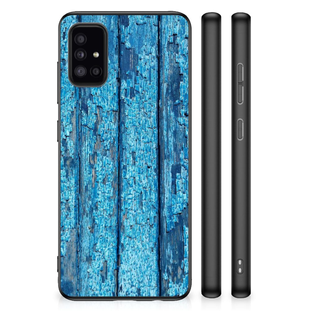 Samsung Galaxy A51 Grip Case Wood Blue