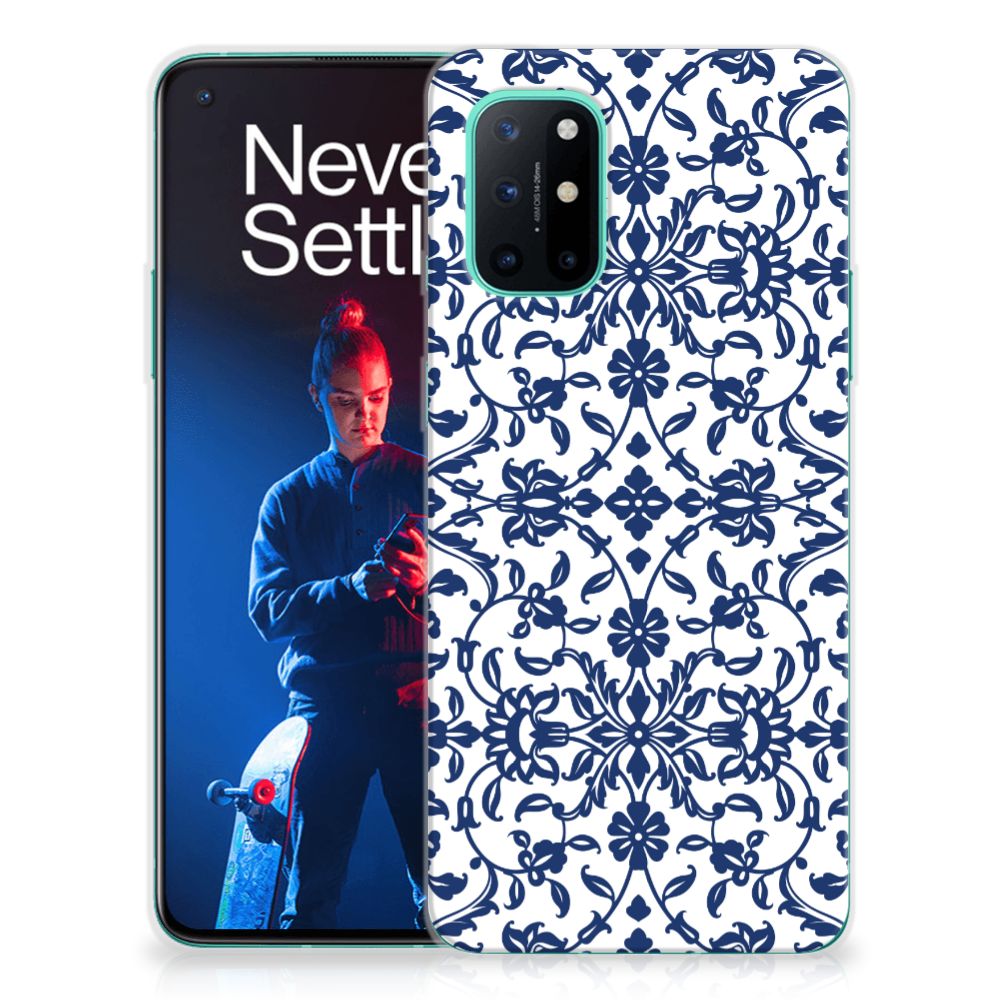 OnePlus 8T TPU Case Flower Blue