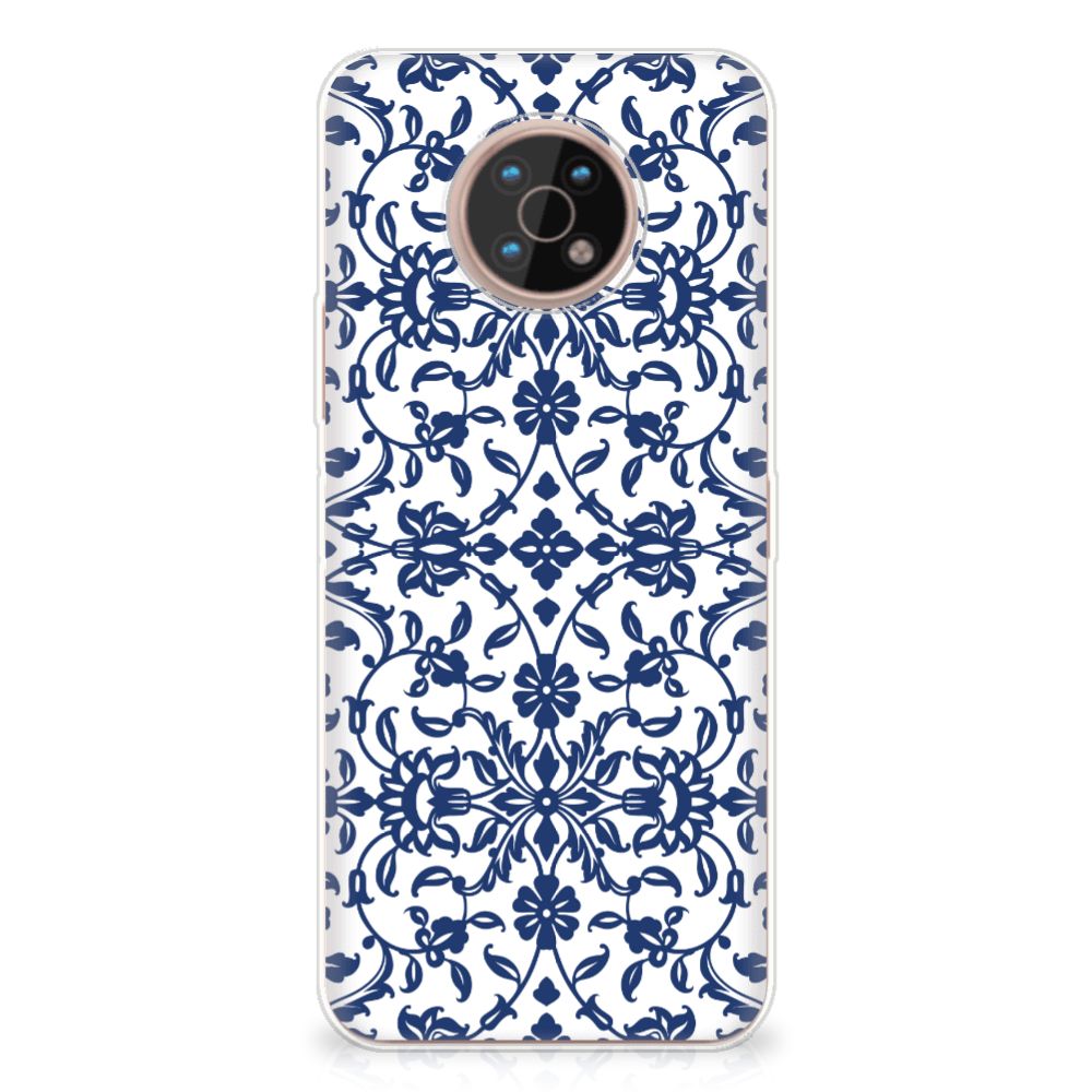 Nokia G50 TPU Case Flower Blue