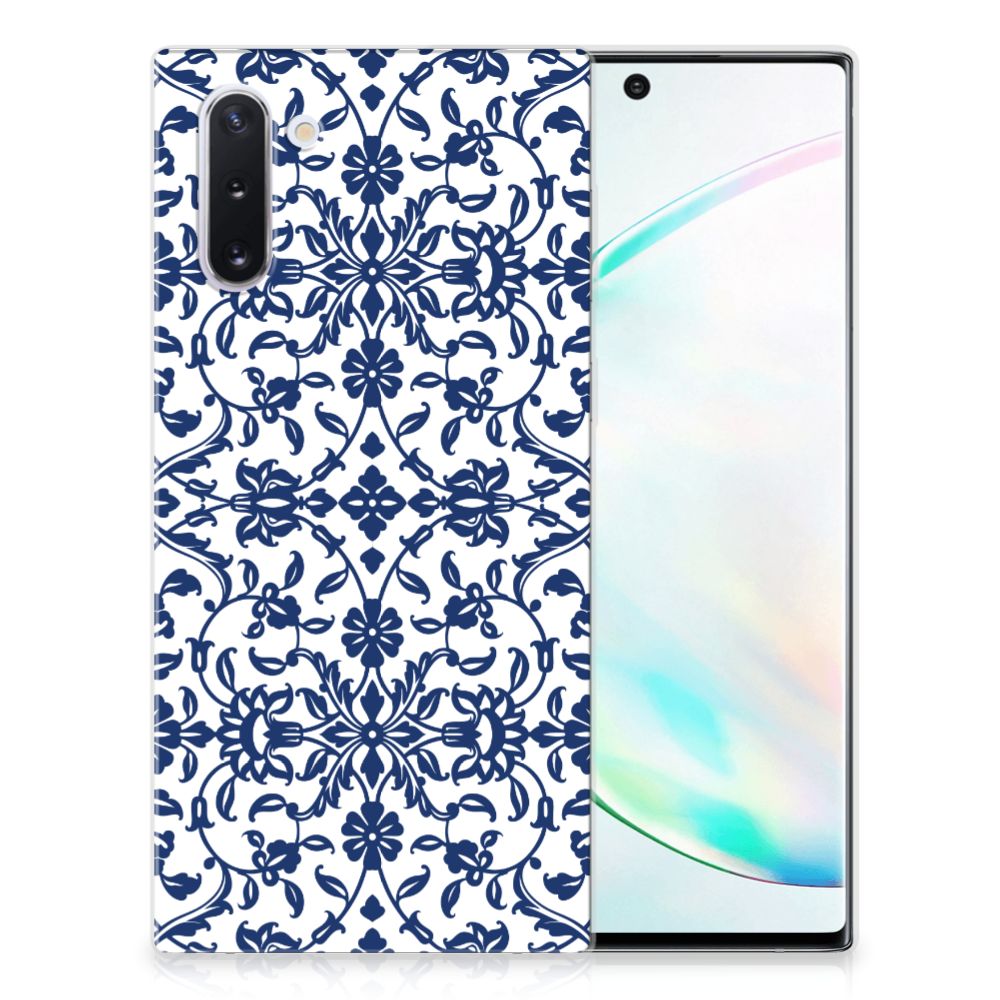 Samsung Galaxy Note 10 TPU Case Flower Blue
