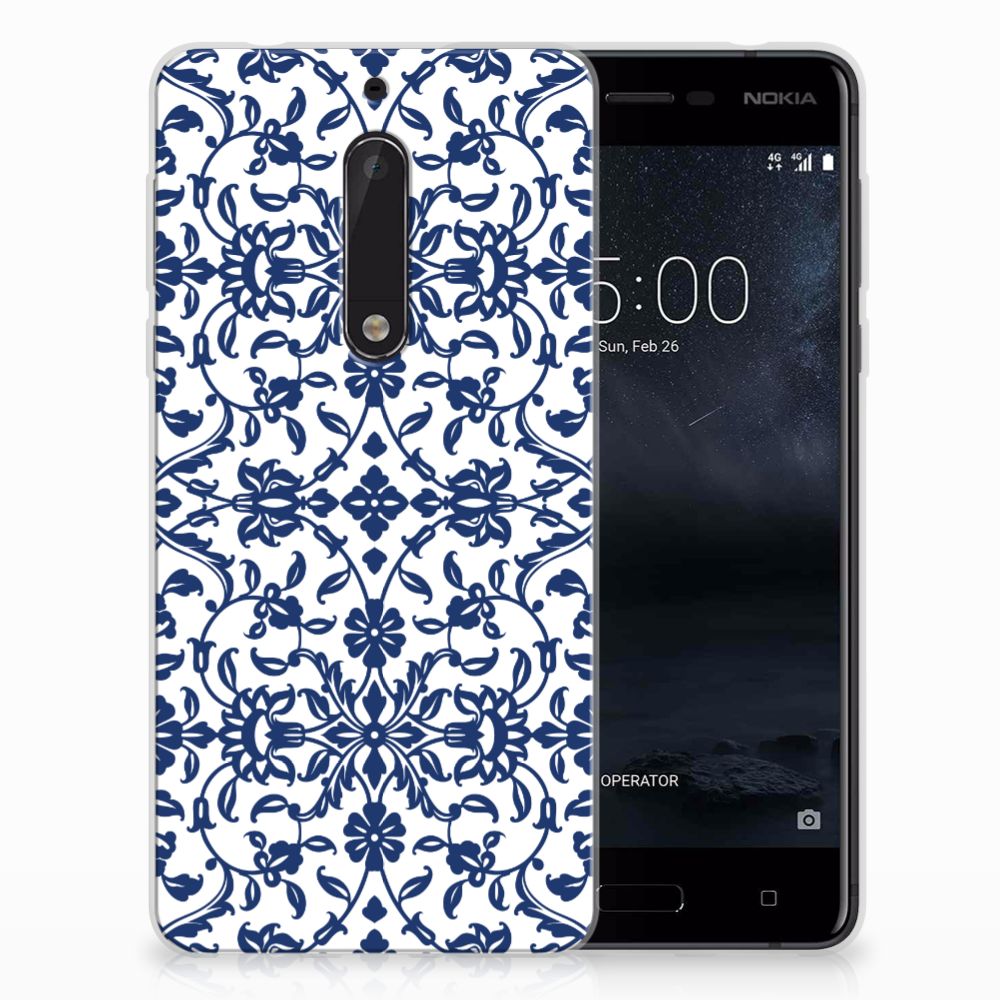 Nokia 5 TPU Case Flower Blue
