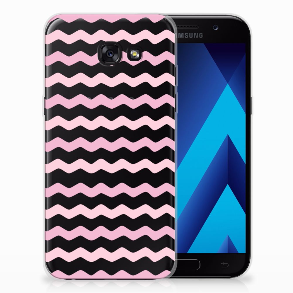 Samsung Galaxy A5 2017 TPU bumper Waves Roze
