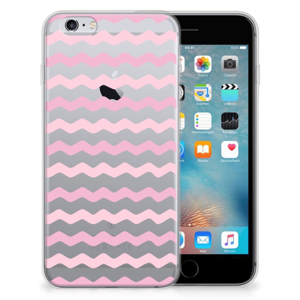 Apple iPhone 6 | 6s TPU bumper Waves Roze