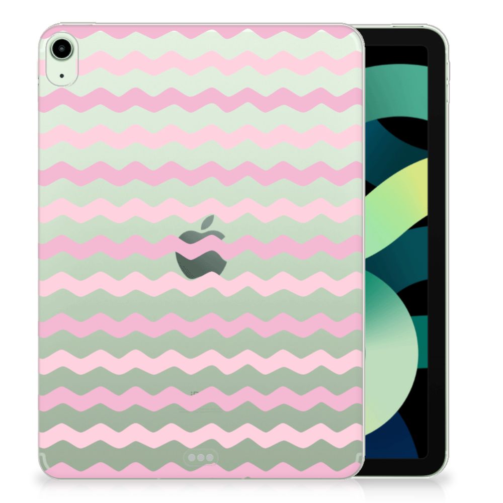 iPad Air (2020/2022) 10.9 inch Hippe Hoes Waves Roze