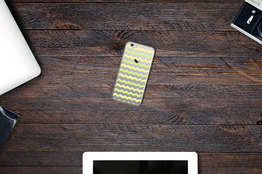 Apple iPhone 6 | 6s TPU bumper Waves Yellow