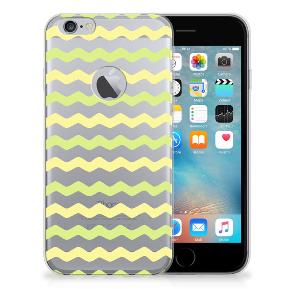 Apple iPhone 6 Plus | 6s Plus TPU bumper Waves Yellow