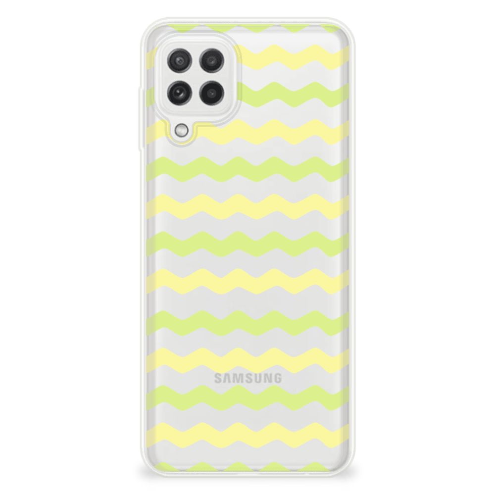 Samsung Galaxy A22 4G | M22 TPU bumper Waves Yellow