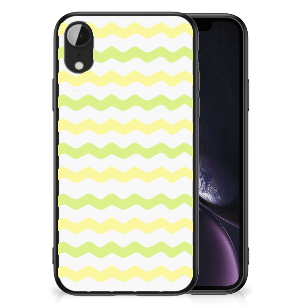 Apple iPhone XR Back Case Waves Yellow