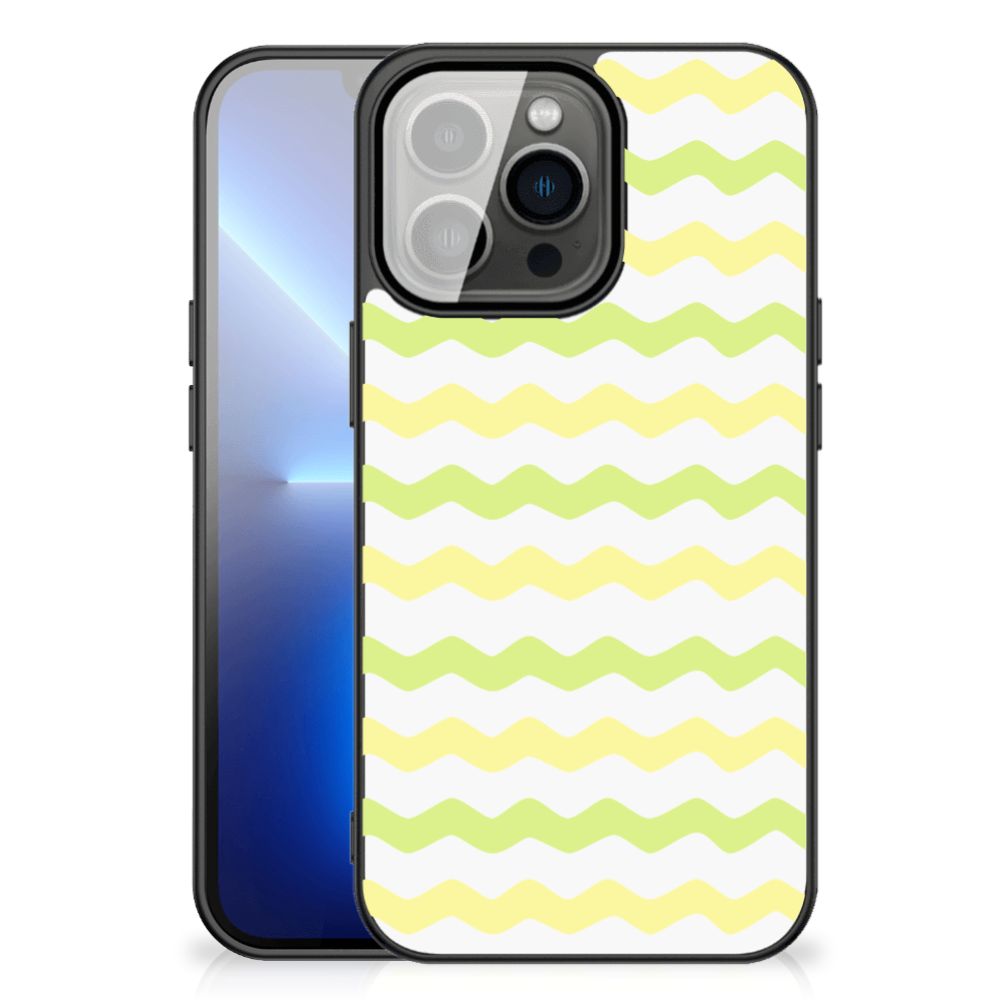 iPhone 13 Pro Max Back Case Waves Yellow