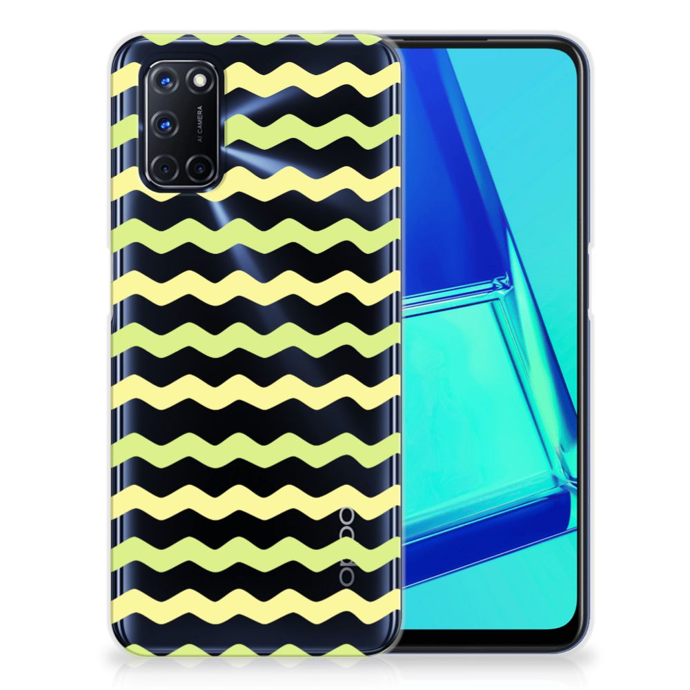 OPPO A52 | A72 TPU bumper Waves Yellow