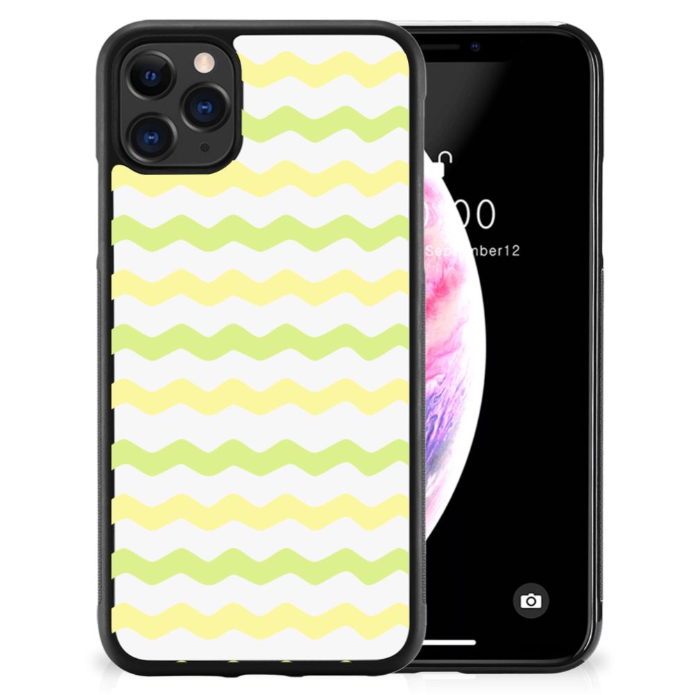 Apple iPhone 11 Pro Max Bumper Case Waves Yellow