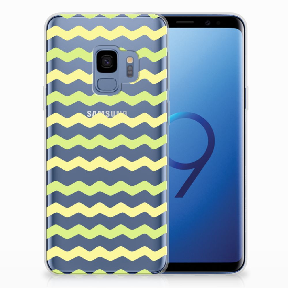Samsung Galaxy S9 TPU bumper Waves Yellow