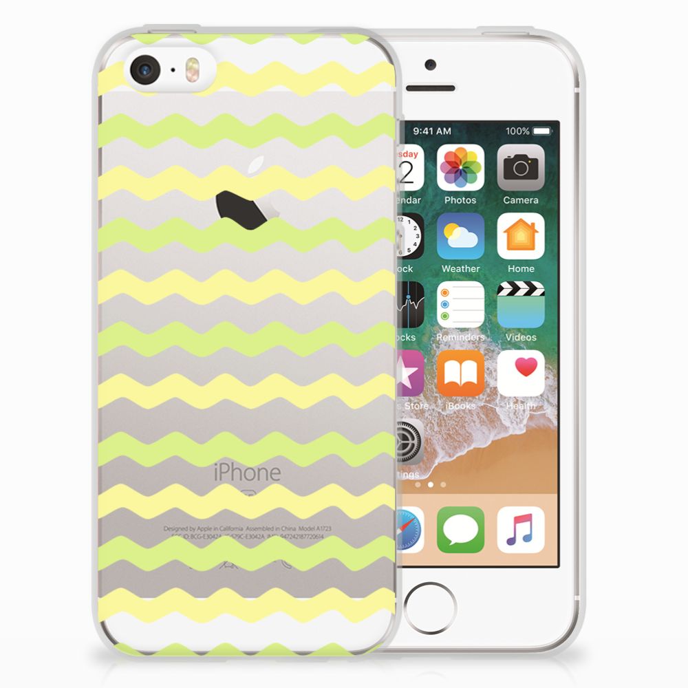 Apple iPhone SE | 5S TPU bumper Waves Yellow